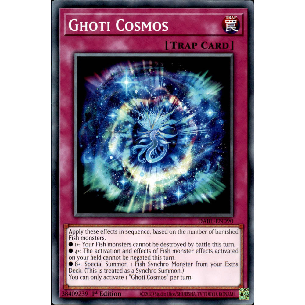 Ghoti Cosmos DABL-EN090 Yu-Gi-Oh! Card from the Darkwing Blast Set