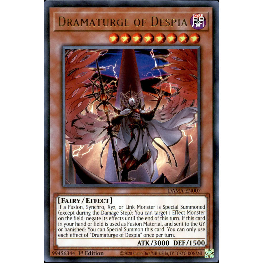 Dramaturge of Despia DAMA-EN007 Yu-Gi-Oh! Card from the Dawn of Majesty Set