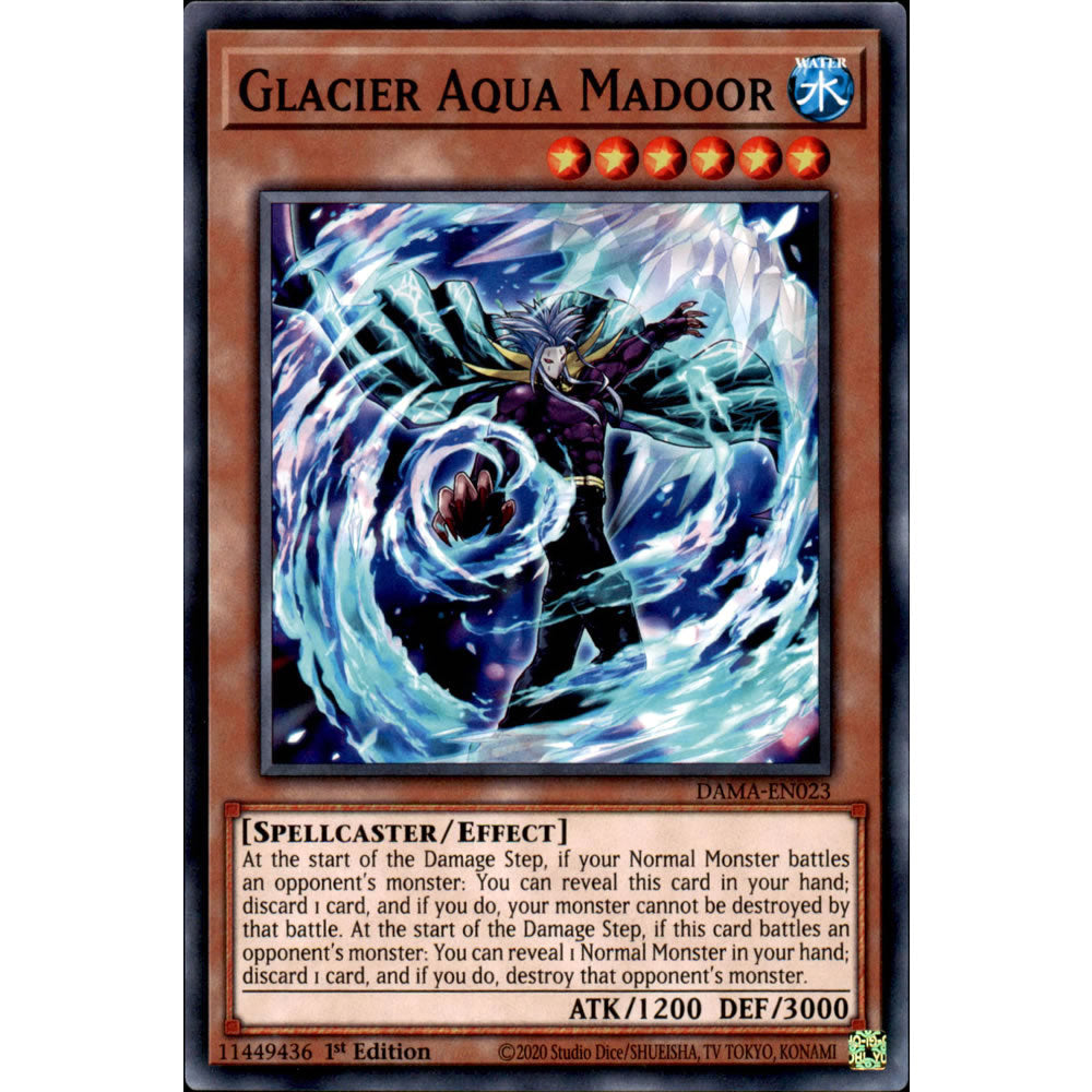 Glacier Aqua Madoor DAMA-EN023 Yu-Gi-Oh! Card from the Dawn of Majesty Set