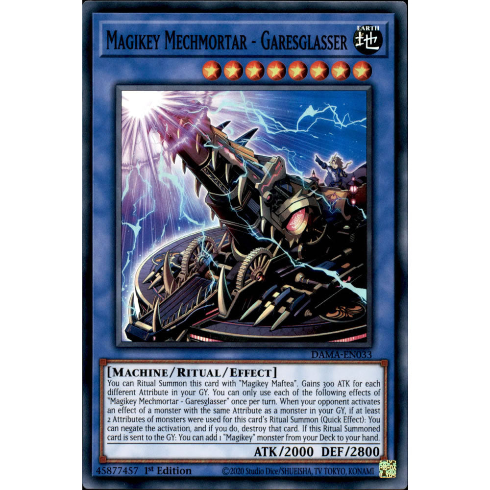 Magikey Mechmortar - Garesglasser DAMA-EN033 Yu-Gi-Oh! Card from the Dawn of Majesty Set