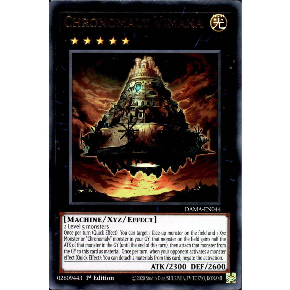 Chronomaly Vimana DAMA-EN044 Yu-Gi-Oh! Card from the Dawn of Majesty Set