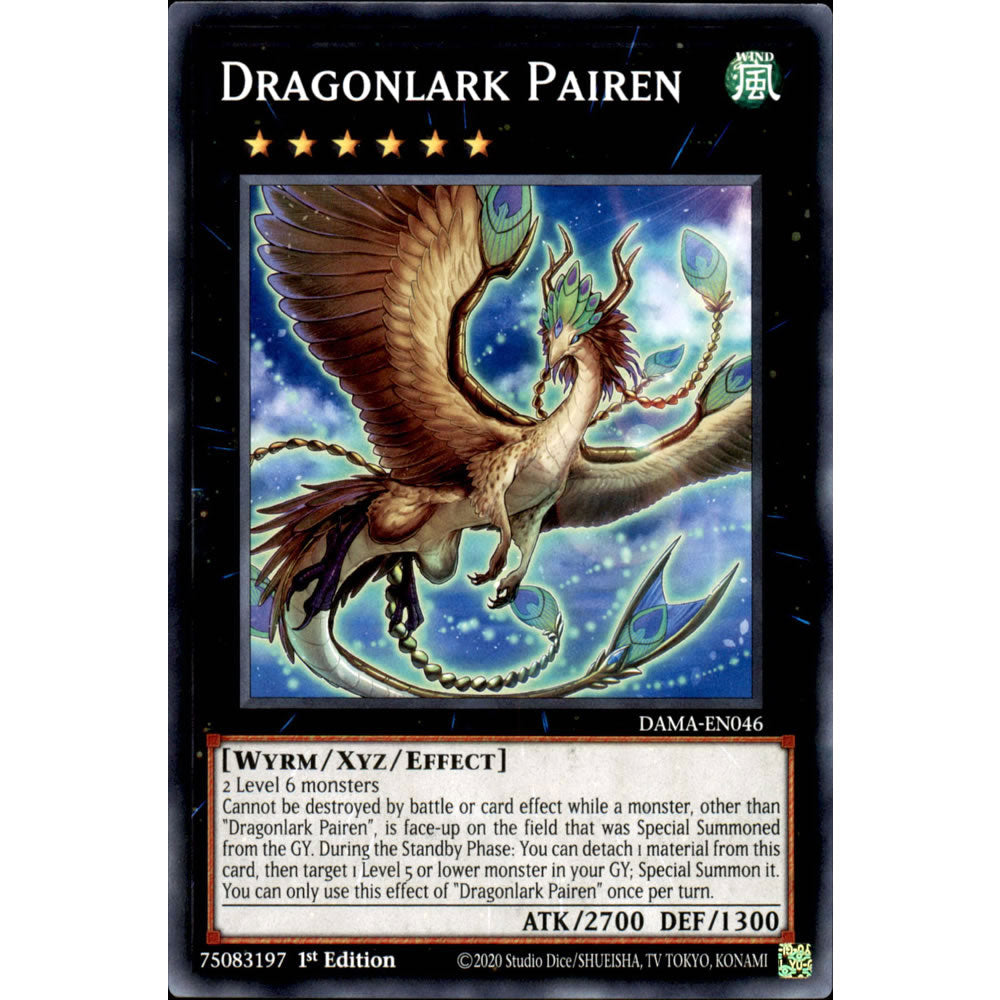 Dragonlark Pairen DAMA-EN046 Yu-Gi-Oh! Card from the Dawn of Majesty Set