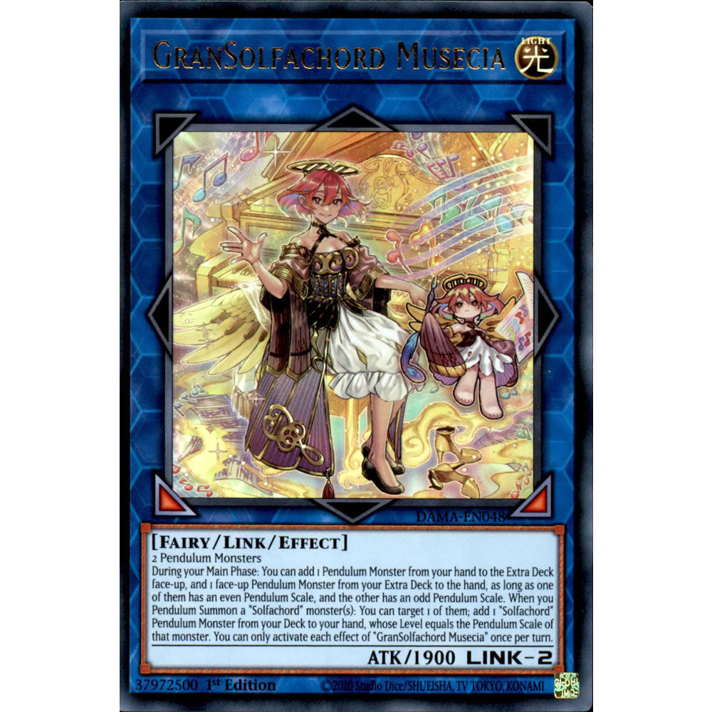 GranSolfachord Musecia DAMA-EN048 Yu-Gi-Oh! Card from the Dawn of Majesty Set