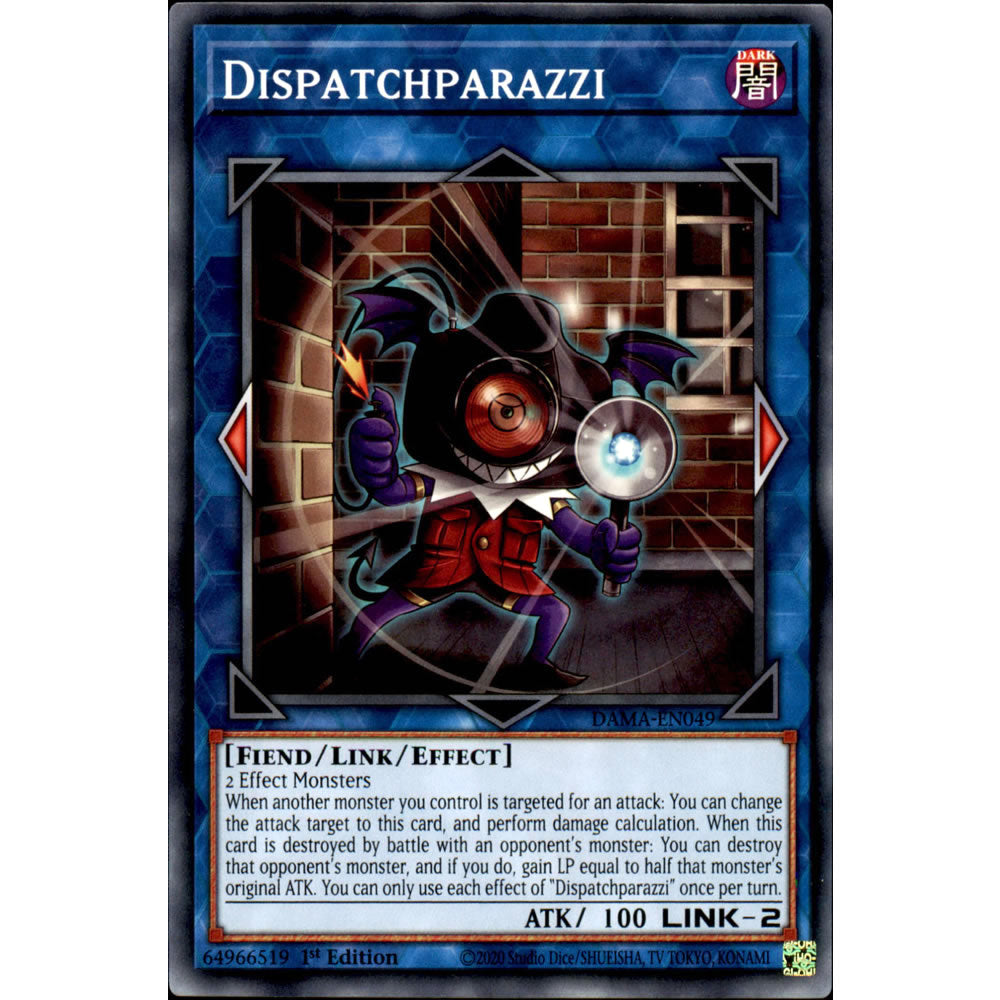 Dispatchparazzi DAMA-EN049 Yu-Gi-Oh! Card from the Dawn of Majesty Set