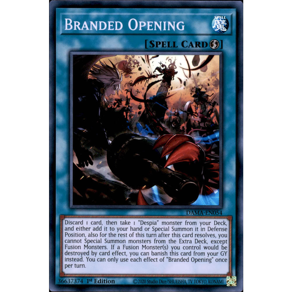 Branded Opening DAMA-EN054 Yu-Gi-Oh! Card from the Dawn of Majesty Set