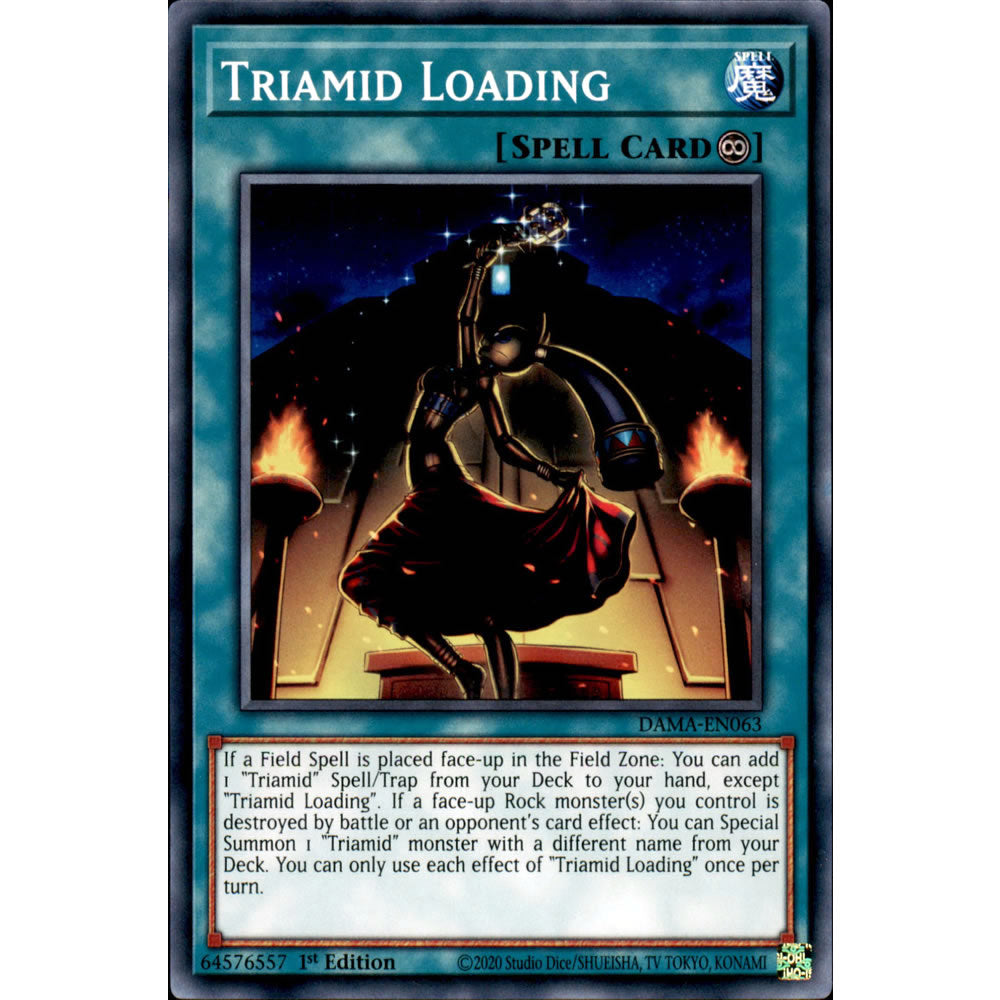 Triamid Loading DAMA-EN063 Yu-Gi-Oh! Card from the Dawn of Majesty Set