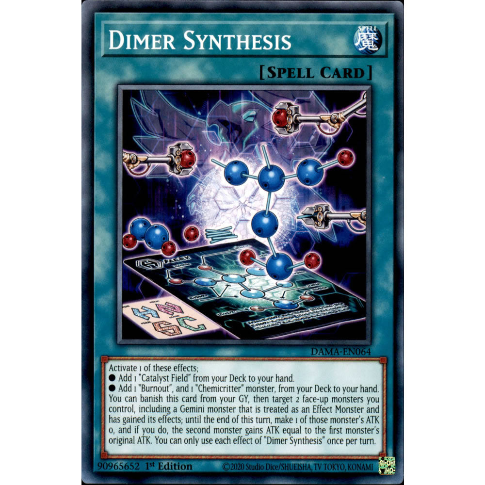 Dimer Synthesis DAMA-EN064 Yu-Gi-Oh! Card from the Dawn of Majesty Set