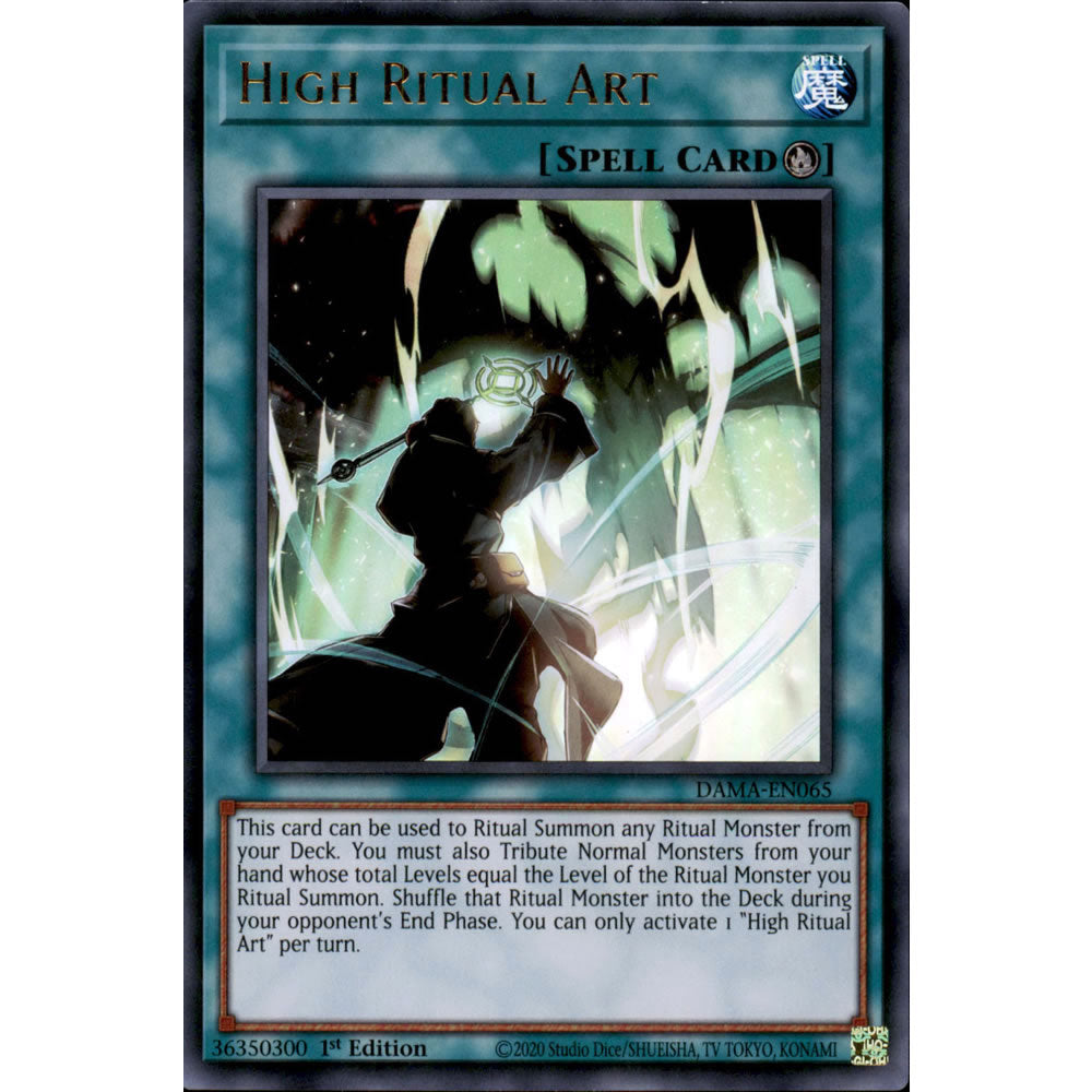 High Ritual Art DAMA-EN065 Yu-Gi-Oh! Card from the Dawn of Majesty Set