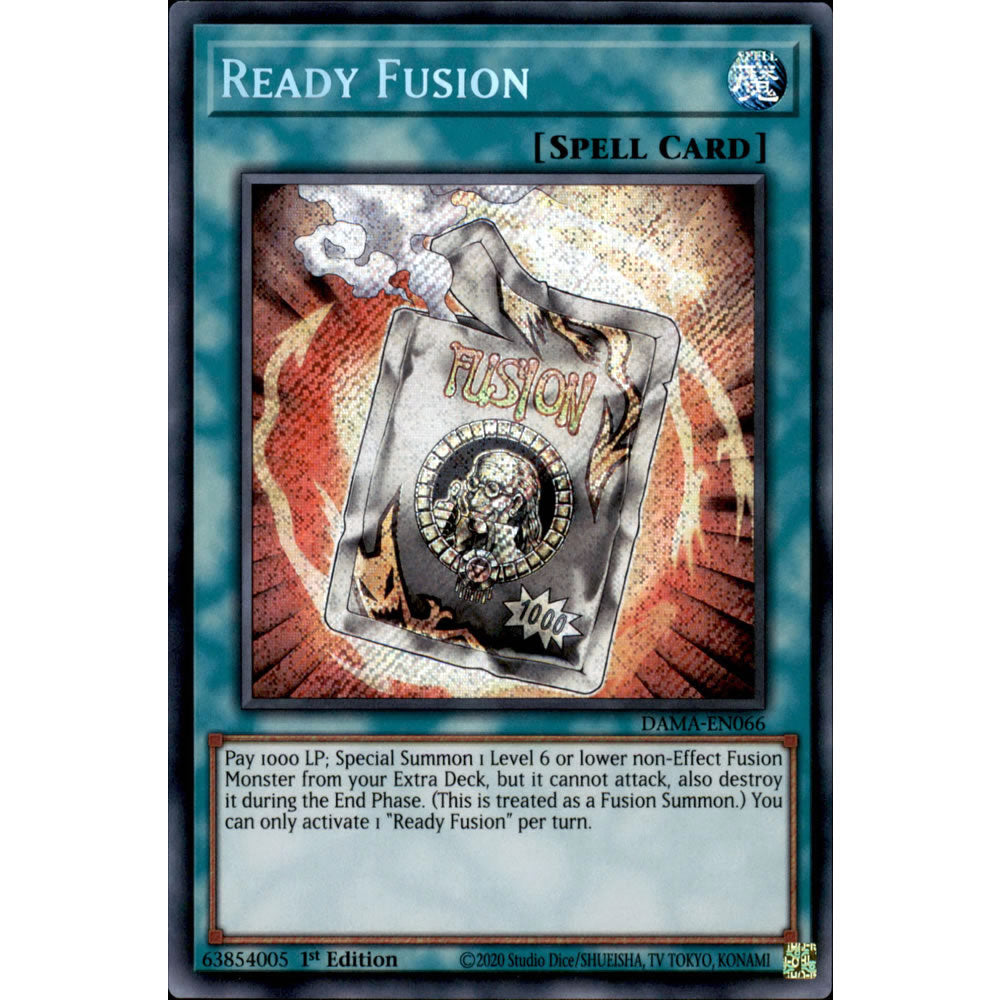 Ready Fusion DAMA-EN066 Yu-Gi-Oh! Card from the Dawn of Majesty Set