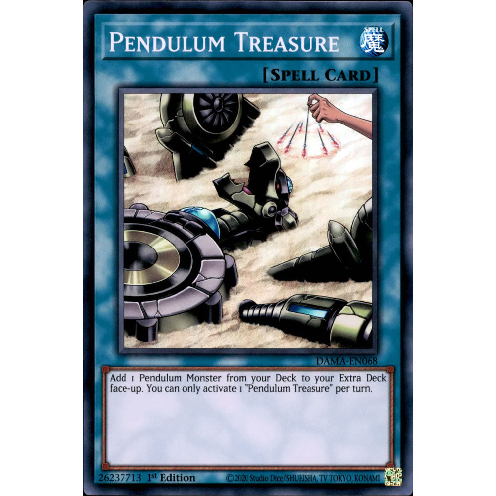Pendulum Treasure DAMA-EN068 Yu-Gi-Oh! Card from the Dawn of Majesty Set