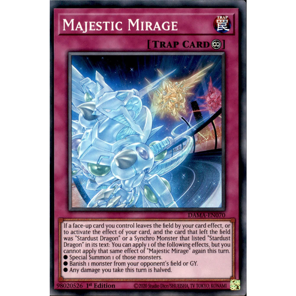 Majestic Mirage DAMA-EN070 Yu-Gi-Oh! Card from the Dawn of Majesty Set