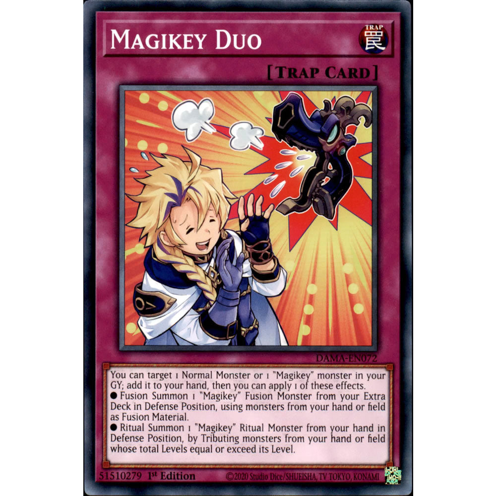 Magikey Duo DAMA-EN072 Yu-Gi-Oh! Card from the Dawn of Majesty Set