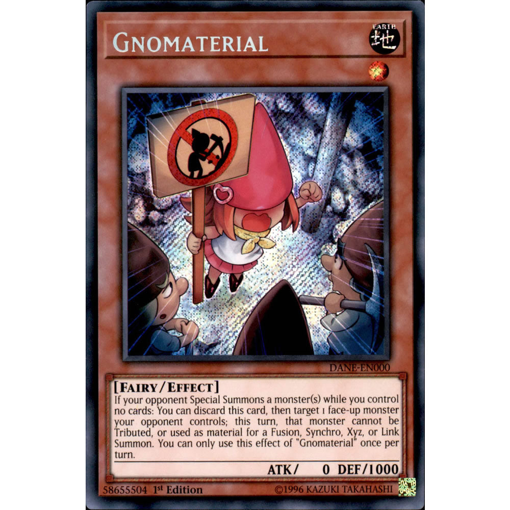 Gnomaterial DANE-EN000 Yu-Gi-Oh! Card from the Dark Neostorm Set