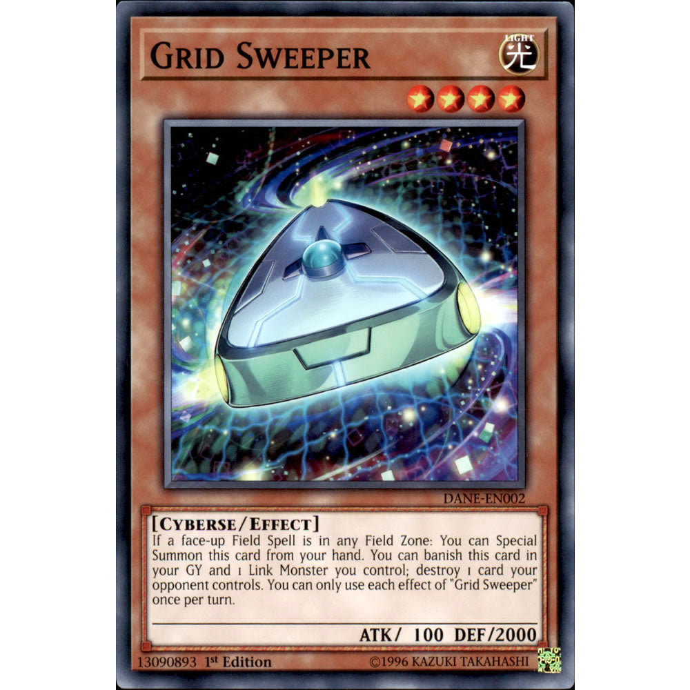 Grid Sweeper DANE-EN002 Yu-Gi-Oh! Card from the Dark Neostorm Set