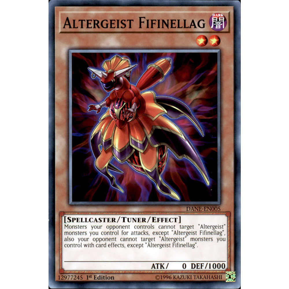 Altergeist Fifinellag DANE-EN005 Yu-Gi-Oh! Card from the Dark Neostorm Set