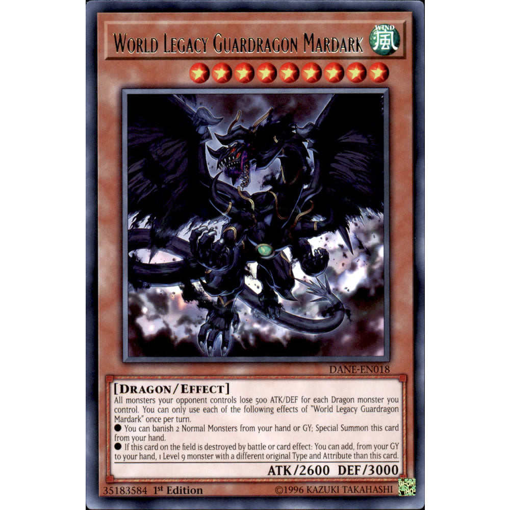 World Legacy Guardragon Mardark DANE-EN018 Yu-Gi-Oh! Card from the Dark Neostorm Set