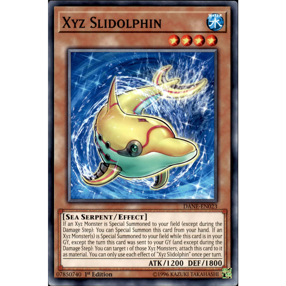 Xyz Slidolphin DANE-EN023 Yu-Gi-Oh! Card from the Dark Neostorm Set