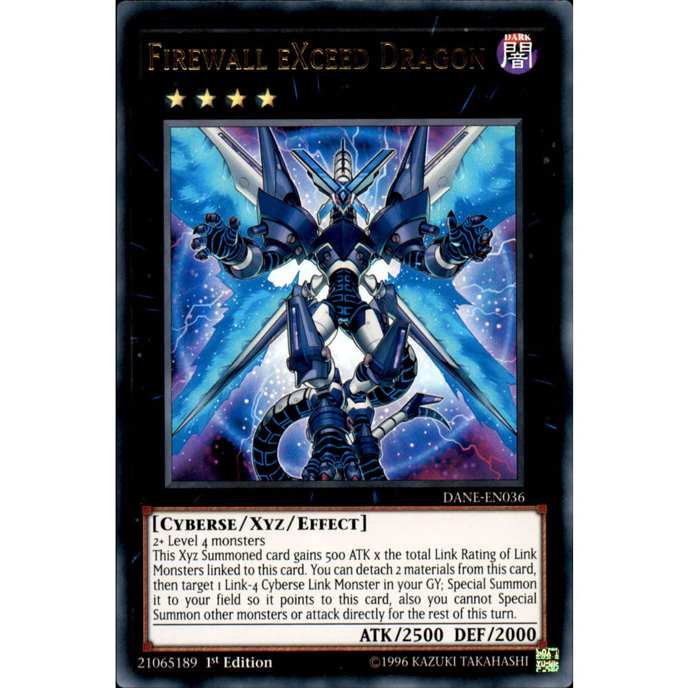 Firewall eXceed Dragon DANE-EN036 Yu-Gi-Oh! Card from the Dark Neostorm Set