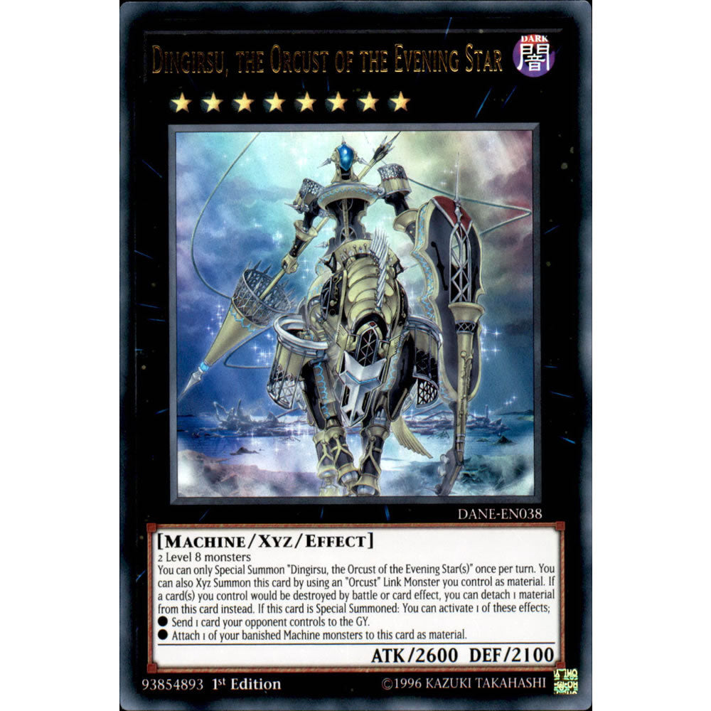 Dingirsu, the Orcust of the Evening Star DANE-EN038 Yu-Gi-Oh! Card from the Dark Neostorm Set