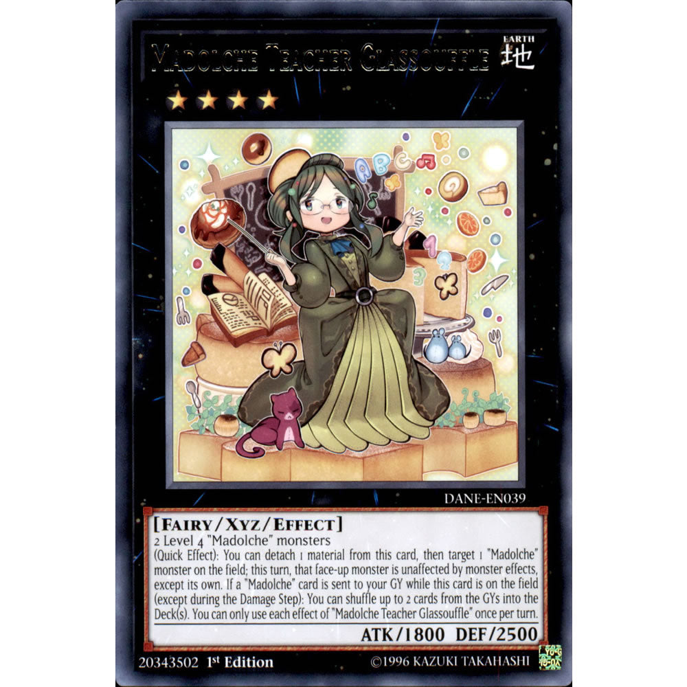 Madolche Teacher Glassouffle DANE-EN039 Yu-Gi-Oh! Card from the Dark Neostorm Set