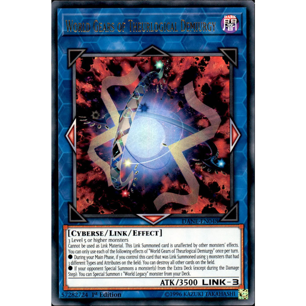 World Gears of Theurlogical Demiurgy DANE-EN048 Yu-Gi-Oh! Card from the Dark Neostorm Set