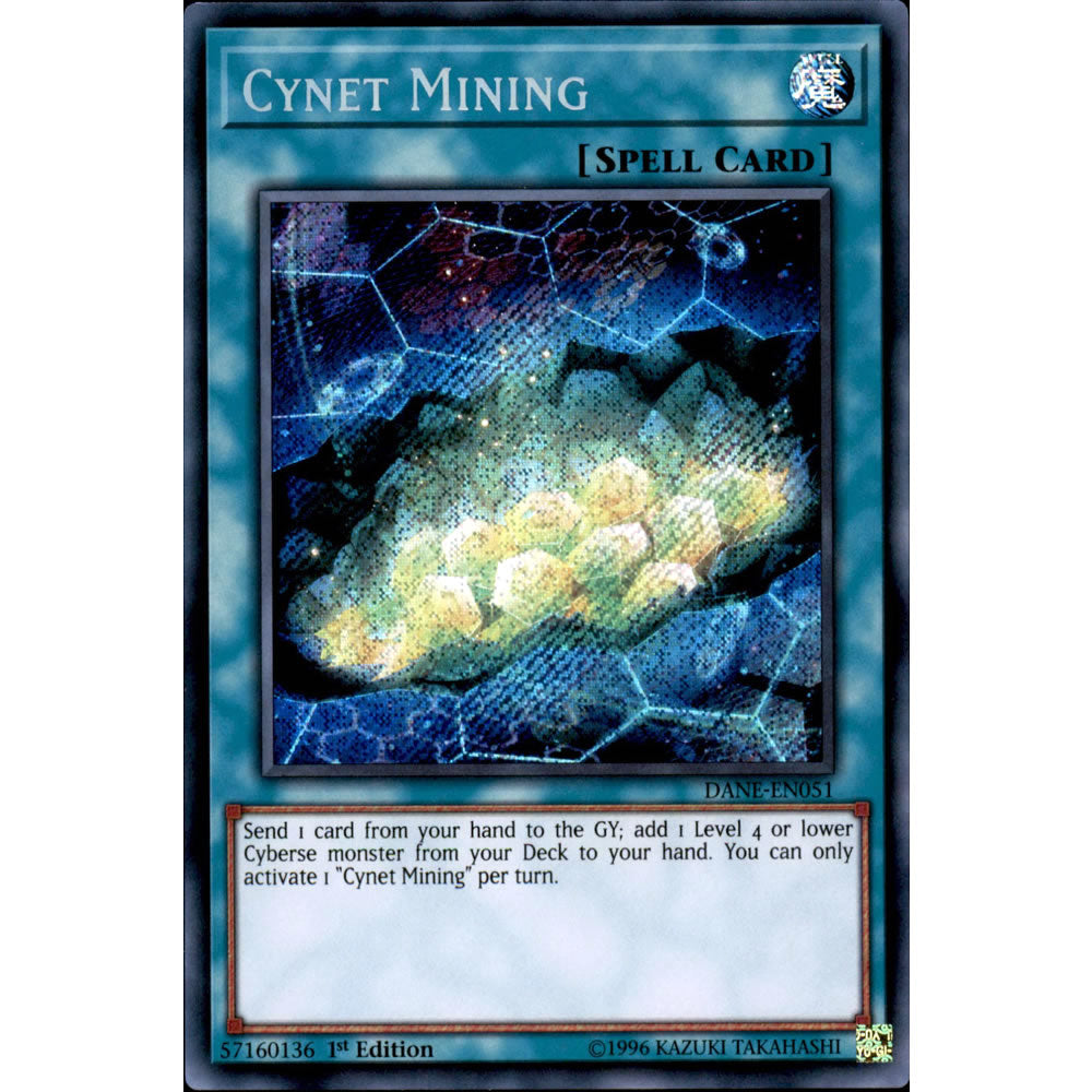Cynet Mining DANE-EN051 Yu-Gi-Oh! Card from the Dark Neostorm Set