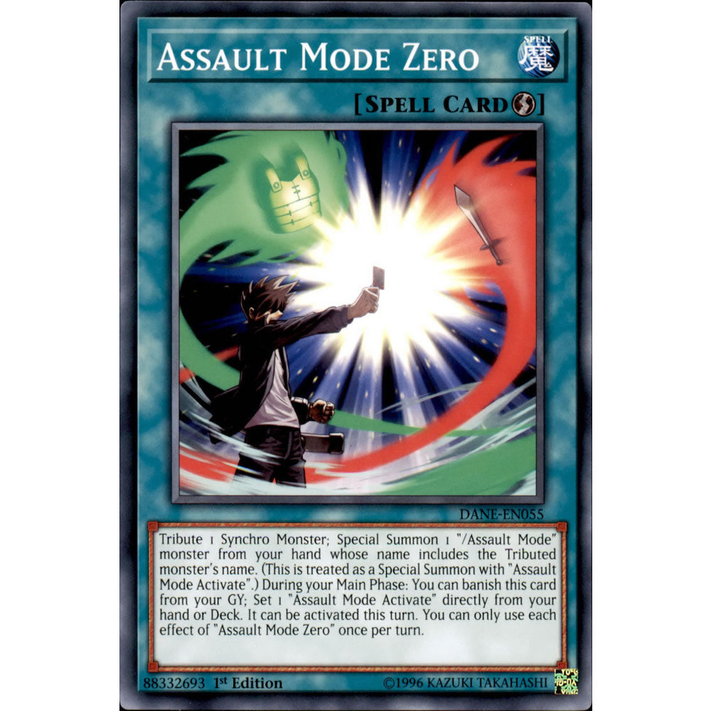 Assault Mode Zero DANE-EN055 Yu-Gi-Oh! Card from the Dark Neostorm Set