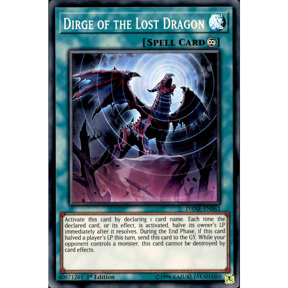 Dirge of the Lost Dragon DANE-EN063 Yu-Gi-Oh! Card from the Dark Neostorm Set