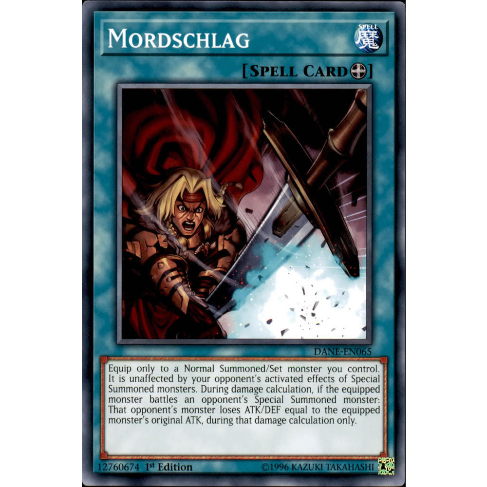Mordschlag DANE-EN065 Yu-Gi-Oh! Card from the Dark Neostorm Set