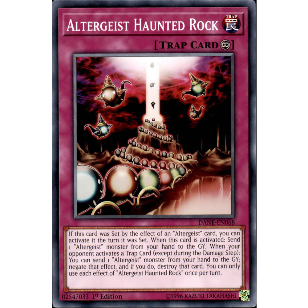 Altergeist Haunted Rock DANE-EN068 Yu-Gi-Oh! Card from the Dark Neostorm Set