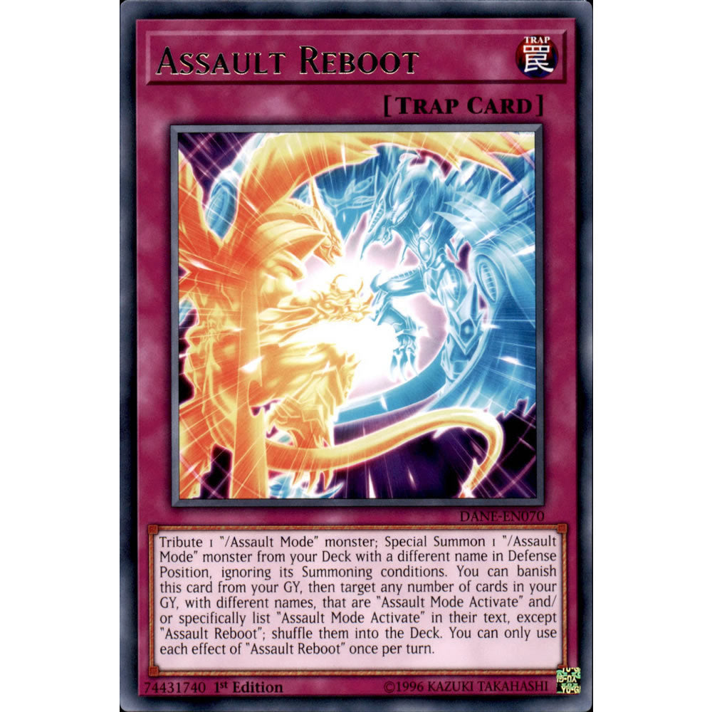 Assault Reboot DANE-EN070 Yu-Gi-Oh! Card from the Dark Neostorm Set