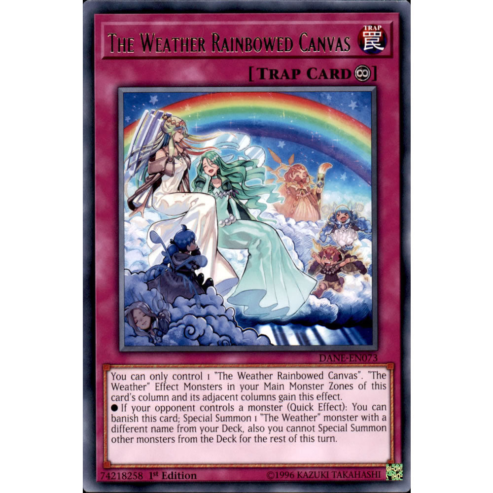 The Weather Rainbowed Canvas DANE-EN073 Yu-Gi-Oh! Card from the Dark Neostorm Set