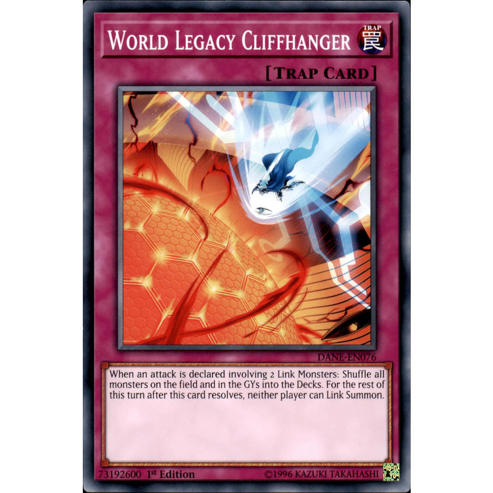World Legacy Cliffhanger DANE-EN076 Yu-Gi-Oh! Card from the Dark Neostorm Set