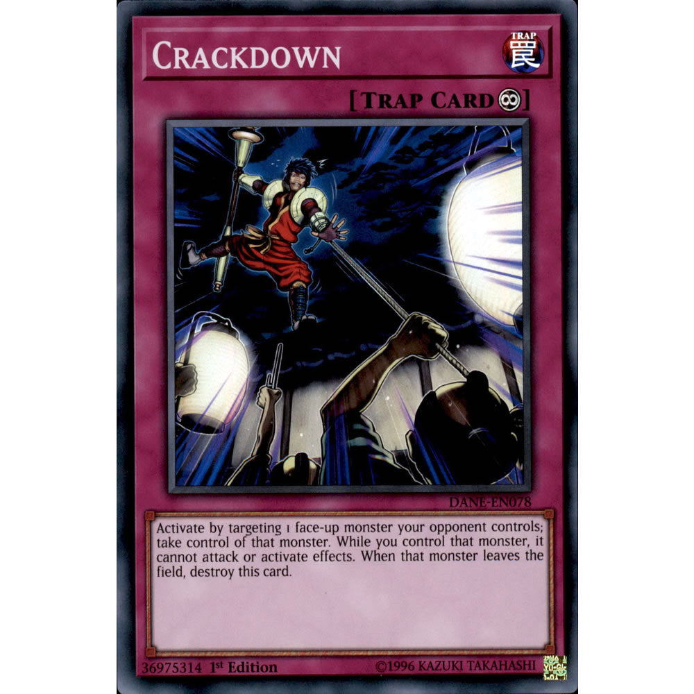 Crackdown DANE-EN078 Yu-Gi-Oh! Card from the Dark Neostorm Set