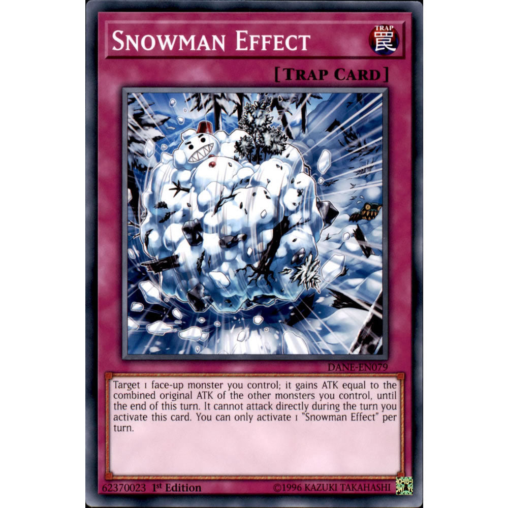 Snowman Effect DANE-EN079 Yu-Gi-Oh! Card from the Dark Neostorm Set