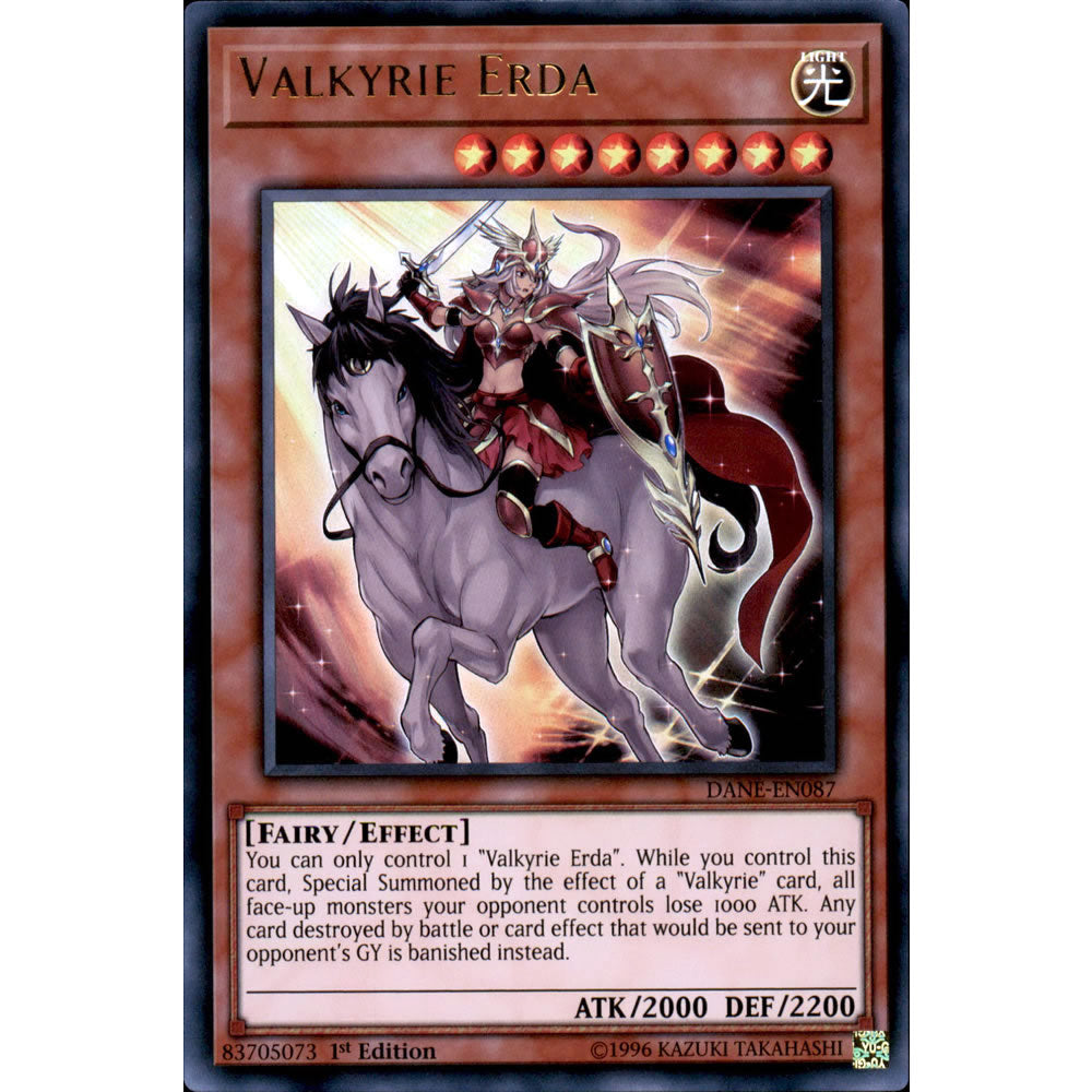 Valkyrie Erda DANE-EN087 Yu-Gi-Oh! Card from the Dark Neostorm Set