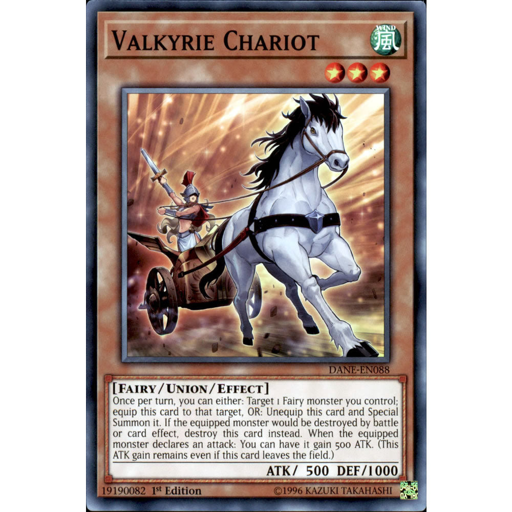 Valkyrie Chariot DANE-EN088 Yu-Gi-Oh! Card from the Dark Neostorm Set