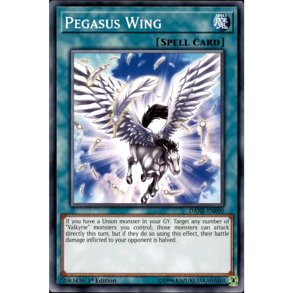 Pegasus Wing DANE-EN090 Yu-Gi-Oh! Card from the Dark Neostorm Set
