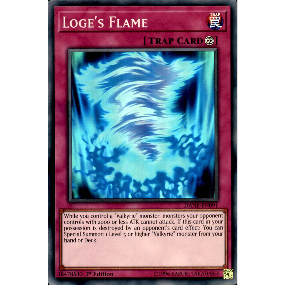 Loge's Flame DANE-EN091 Yu-Gi-Oh! Card from the Dark Neostorm Set