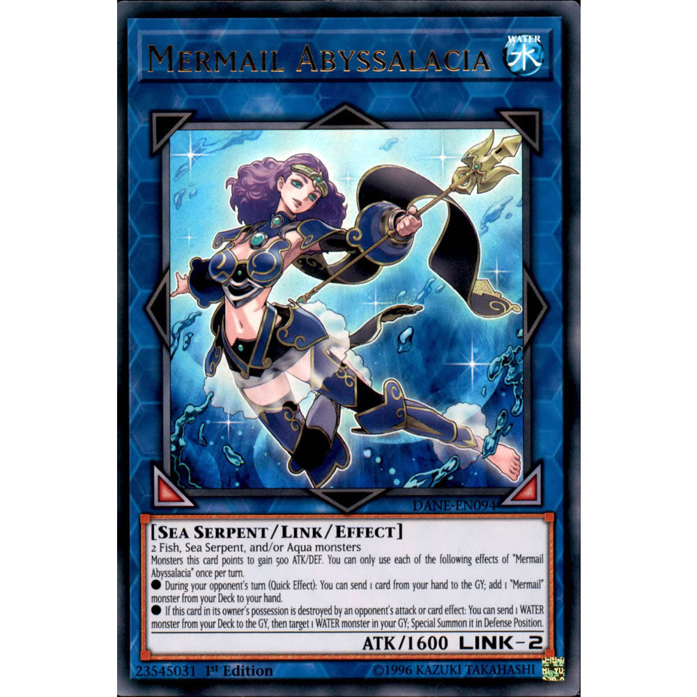 Mermail Abyssalacia DANE-EN094 Yu-Gi-Oh! Card from the Dark Neostorm Set