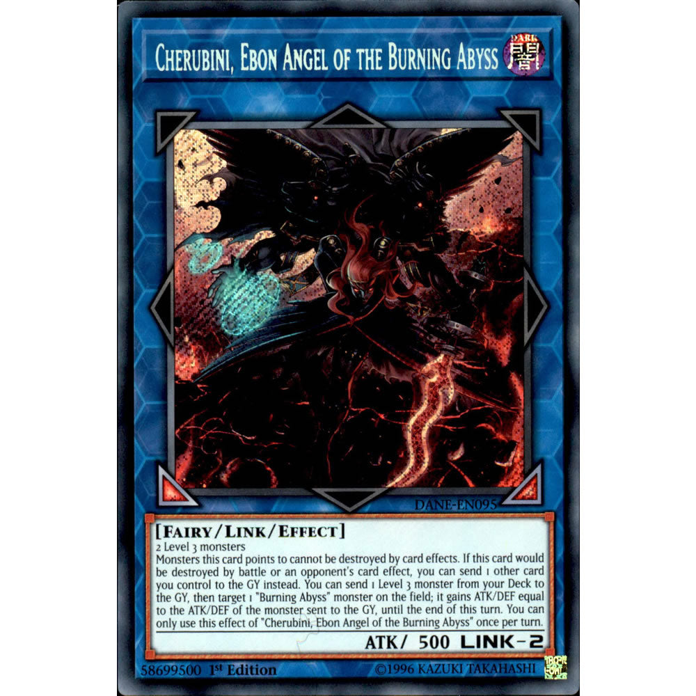 Cherubini, Ebon Angel of the Burning Abyss DANE-EN095 Yu-Gi-Oh! Card from the Dark Neostorm Set