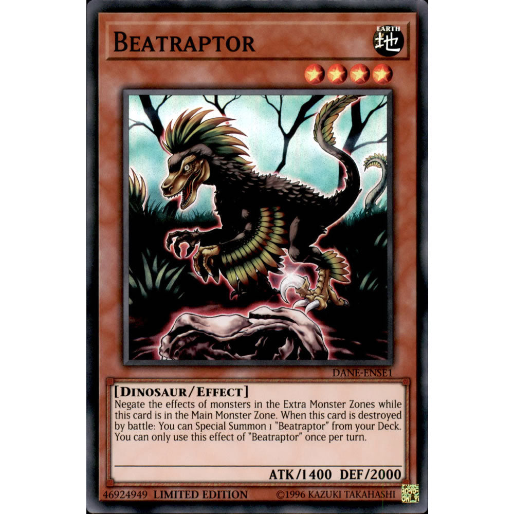 Beatraptor DANE-ENSE1 Yu-Gi-Oh! Card from the Dark Neostorm Special Edition Set
