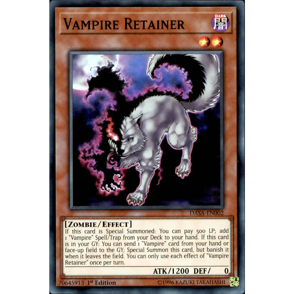 Vampire Retainer DASA-EN002 Yu-Gi-Oh! Card from the Dark Saviors Set