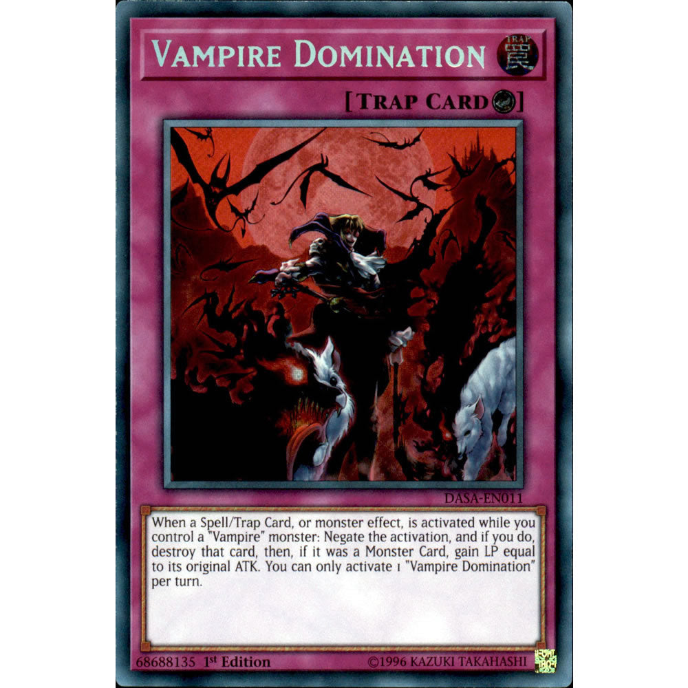Vampire Domination DASA-EN011 Yu-Gi-Oh! Card from the Dark Saviors Set