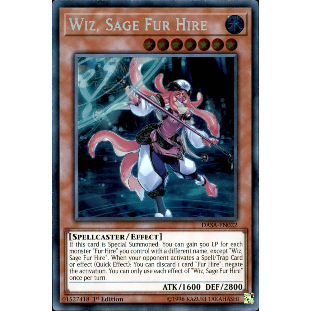 Wiz, Sage Fur Hire DASA-EN022 Yu-Gi-Oh! Card from the Dark Saviors Set