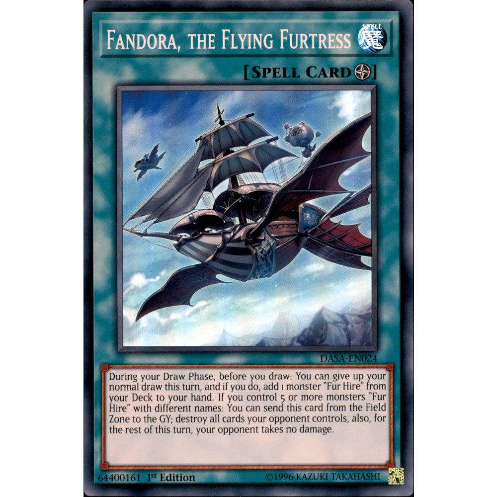 Fandora, the Flying Furtress DASA-EN024 Yu-Gi-Oh! Card from the Dark Saviors Set