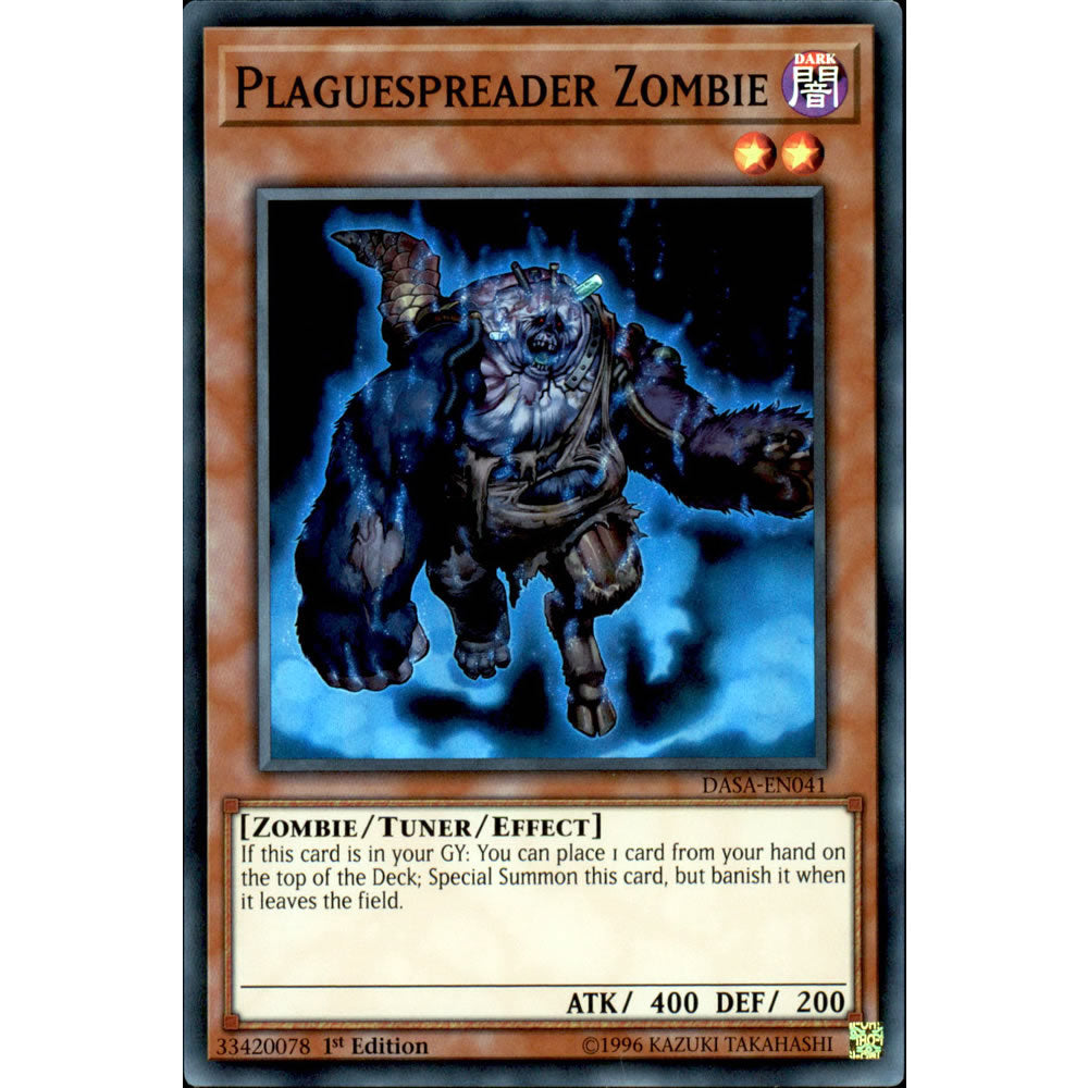 Plaguespreader Zombie DASA-EN041 Yu-Gi-Oh! Card from the Dark Saviors Set