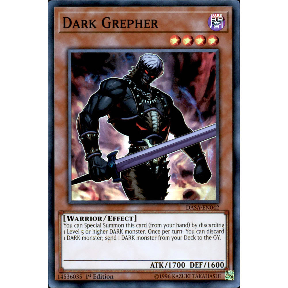 Dark Grepher DASA-EN042 Yu-Gi-Oh! Card from the Dark Saviors Set