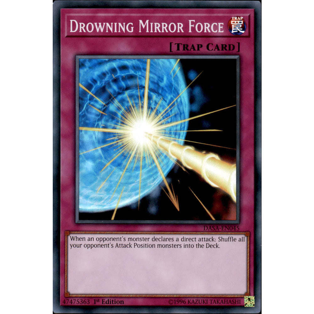 Drowning Mirror Force DASA-EN045 Yu-Gi-Oh! Card from the Dark Saviors Set