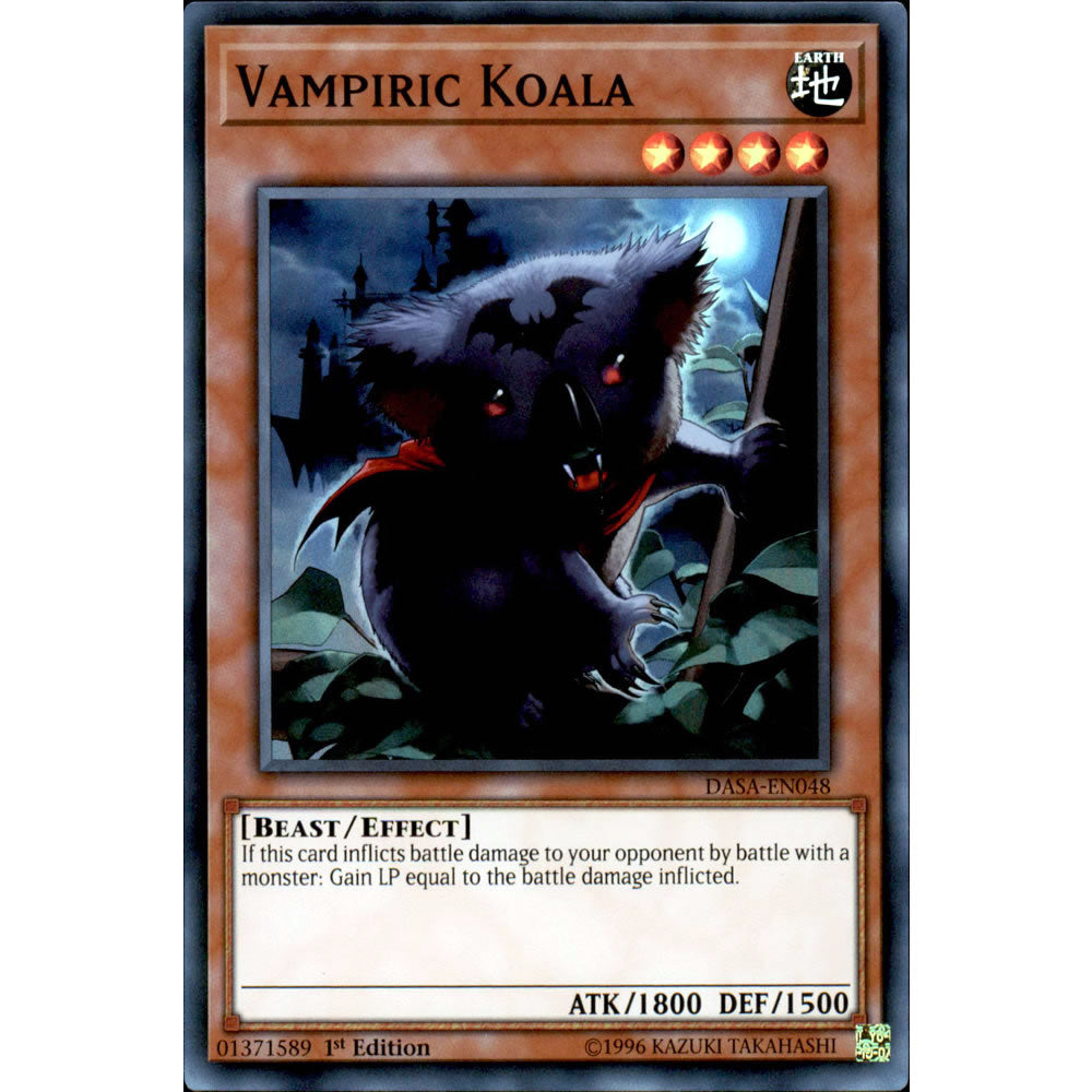 Vampiric Koala DASA-EN048 Yu-Gi-Oh! Card from the Dark Saviors Set